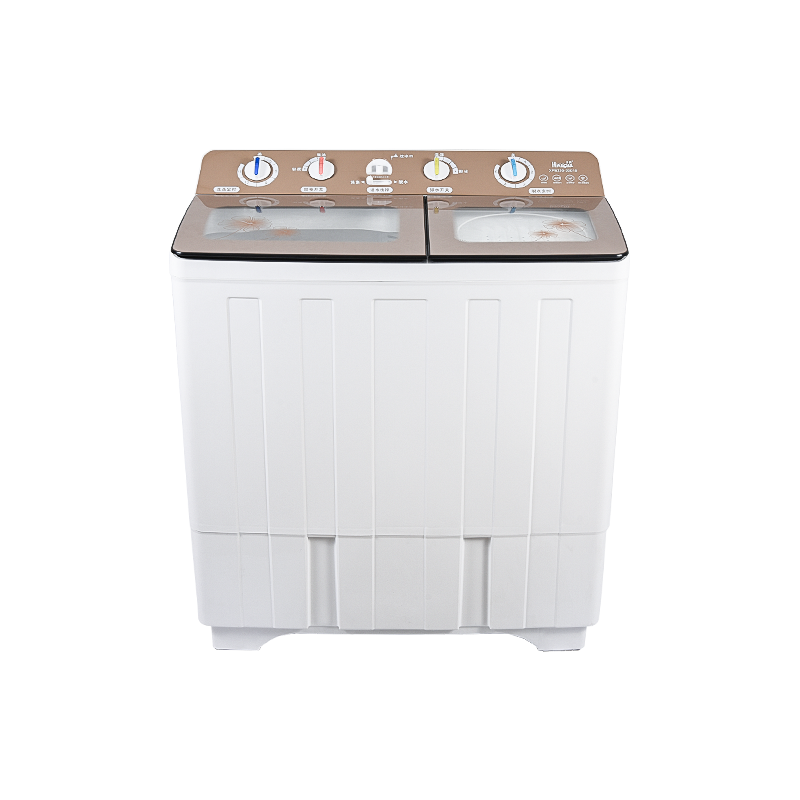 15.0Kg Super Capacity Semi Autoamtic Twin Tub Washing Machine with Toughened Glass Lids, Two Water Inlet, Single Layer Plastic Body.