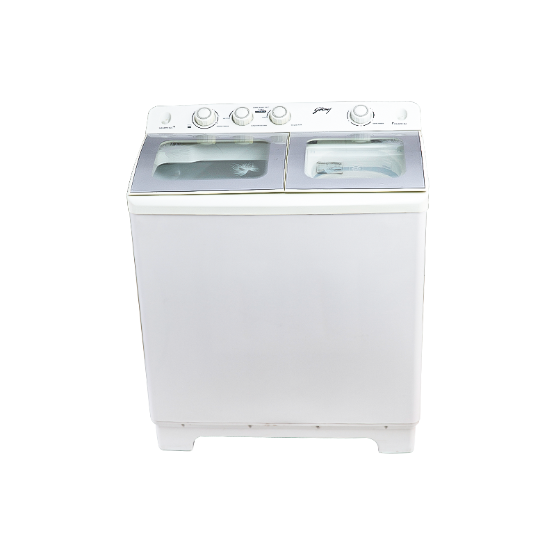 9.2Kg Semi Autoamtic Twin Tub Washing Machine with Toughened Glass Lids, Two Water Inlets with Spin Shower,Double Layers Plastic Body,can be with Metal Inner Wash Tub & Metal Spin Tub.