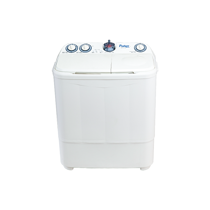 7.2Kg Semi Autoamtic Twin Tub Washing Machine with Opaque Lids,SHARP Style,One Water Inlet with Selector, With Water Inlet Filter, Single Layer Plastic Body.