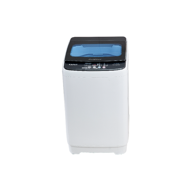 6.5Kg Fully Automatic Top Loading Washing Machine with Dimond Drum，Toughened Glass Lid & Plastic Body, with Memery Back-up & Fuzzy & Child Lock.