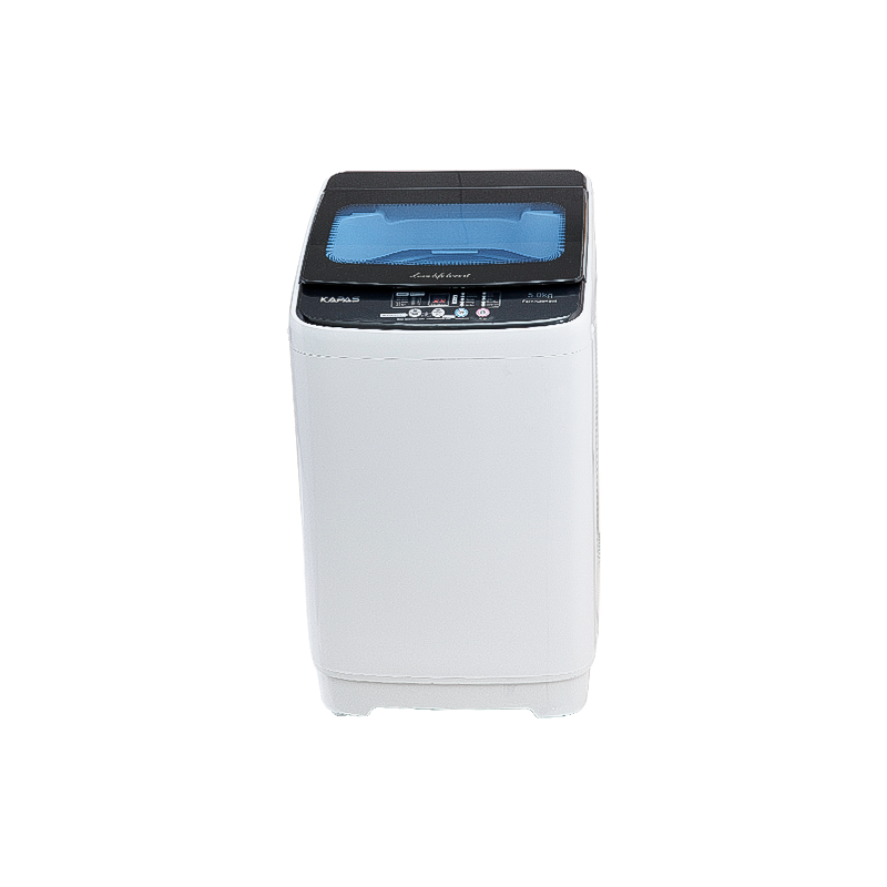 6.5Kg Fully Automatic Top Loading Washing Machine with Dimond Drum，Toughened Glass Lid & Plastic Body, with Memery Back-up & Fuzzy & Child Lock.