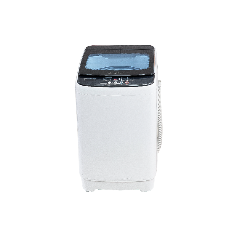 7.5Kg Fully Automatic Top Loading Washing Machine with Dimond Drum，Toughened Glass Lid & Plastic Body, with Memery Back-up & Fuzzy & Child Lock.