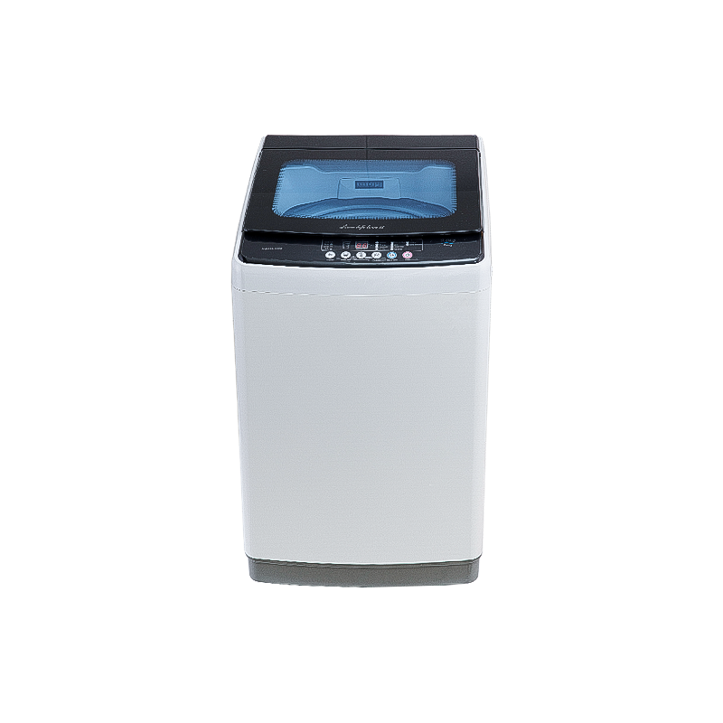 8.5Kg Fully Automatic Top Loading Washing Machine with Dimond Drum，Toughened Glass Lid & Plastic Body, with Memery Back-up & Fuzzy & Child Lock.
