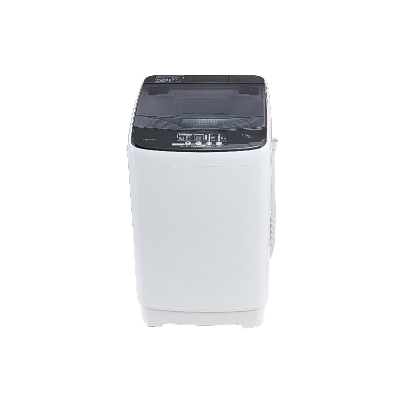 7.5Kg Fully Automatic Top Loading Washing Machine with Dimond Drum，Transparent Plastic Lid & Plastic Body, with Memery Back-up & Fuzzy.