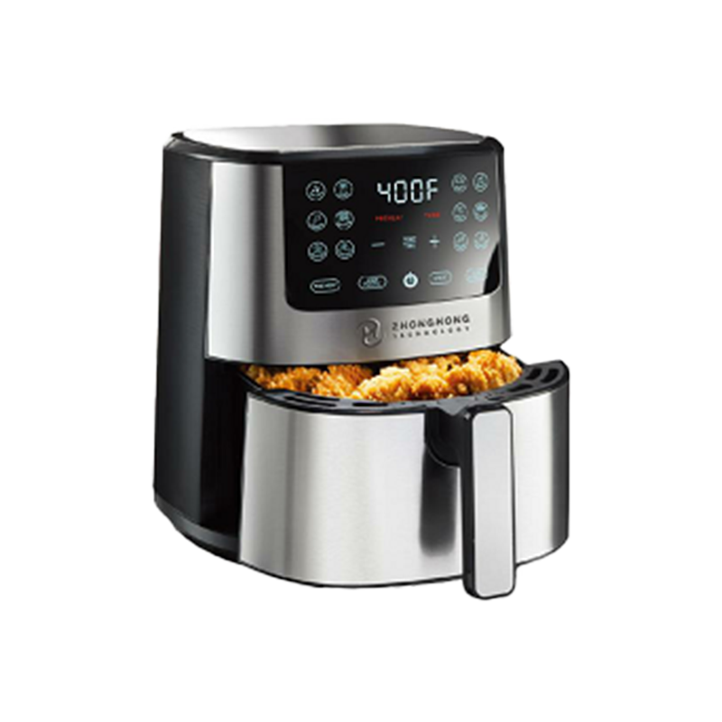 ZH-501EA (touch)-Stainless steel body, 360 ° uniform heating (all directions heating) Air Fryer
